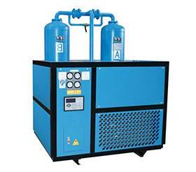 Combined low dew point compressed air dryer